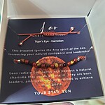 Lumânare cu Cristale și Brățară din Pietre Semiprețioase pentru Zodia Leu