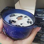 Lumânare cu Cristale și Brățară cu Pietre Semiprețioase pentru Zodia Taur - imagine 2