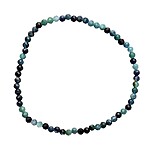 Brățară Fațetată din Turmalină Albastră - 3 mm - imagine 2