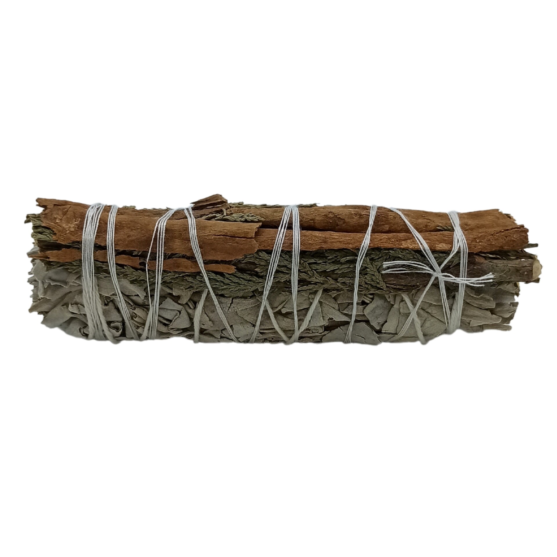 xr:d:DAFZOJwjBmY:34,j:46139583511,t:23013108 Mănunchi pentru Fumigație – Salvie, Cedru și Scorțișoară - 10 cm - imagine 1