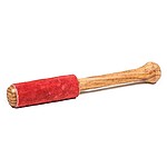 Băț de Lemn cu Catifea Roșie pentru Boluri Tibetane – 15x2 cm