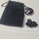 Șarpe din Obsidian Negru 4,5 cm - imagine 2