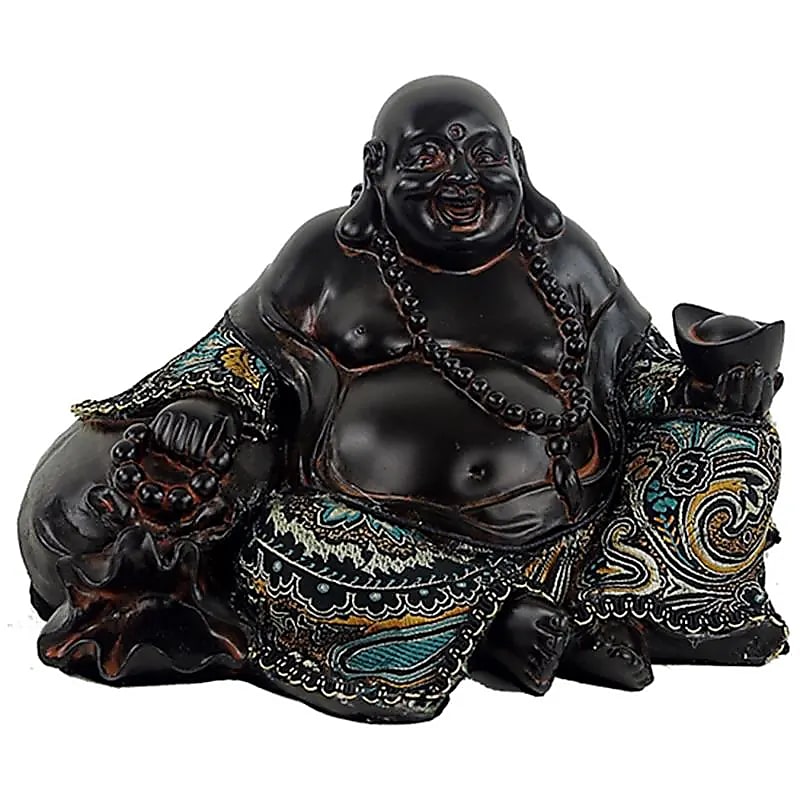 Buddha fericirii si prosperitatii Statuetă Buddha Fericirii și Prosperității – Stil Chinezesc (20x12x13 cm) - imagine 1