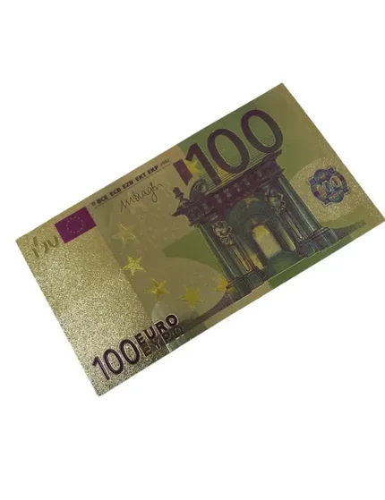 Bancnota Feng Shui din Polimer Auriu – 100 Euro