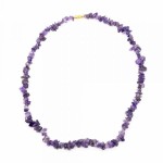 Colier din Chipsuri de Ametist 45 cm