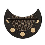 Suport Carte Tarot în Formă de Semilună – Floarea Vieții - imagine 2