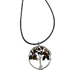 Pandantiv Copacul Vieții – Ochi de Tigru