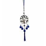 Clopot de Vânt din Metal cu 5 Clopoței, Pomul Vieții și Ochiul lui Horus – Protecție și Armonie