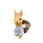 Decor Iepuraș din Ceramică cu Suport pentru Ghiveci (2)