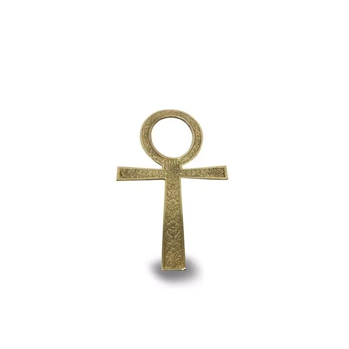 cruce ankh Cruce Ankh din Alamă – 15 cm - imagine 1