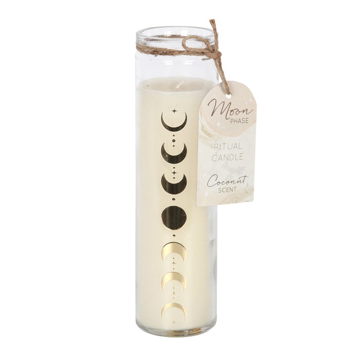 lumanare fazele lunii Lumânare Fazele Lunii – Aromă de Cocos - imagine 1