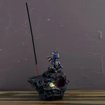 Suport Bețișoare Parfumate – Dragon Yoga cu LED | Meditație, Fantezie și Lumină Vindecătoare - imagine 2