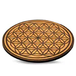 Suport bețișoare parfumate din lemn – Floarea Vieții, 20 cm