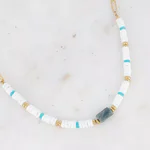 Colier Bohm Paris – Mărgele din Scoici și Apatit