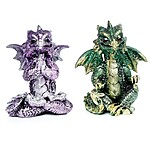 Dragon Yoga – Statuetă decorativă fantezie | 8x5,5-6x4-5 cm