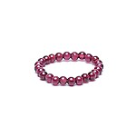 Inel elastic cu granat, 3 mm