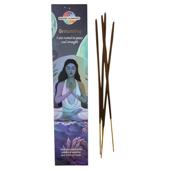 betisoare grounding Bețișoare parfumate Hem – Grounding, cu lavandă și mosc (15 g) - imagine 1