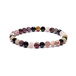 Brățară Mix Turmalină 0,6 cm – Protecție și Echilibru Energetic