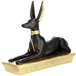 Statuetă Anubis – Zeul Egiptean al Liniștii și Protecției Spirituale 