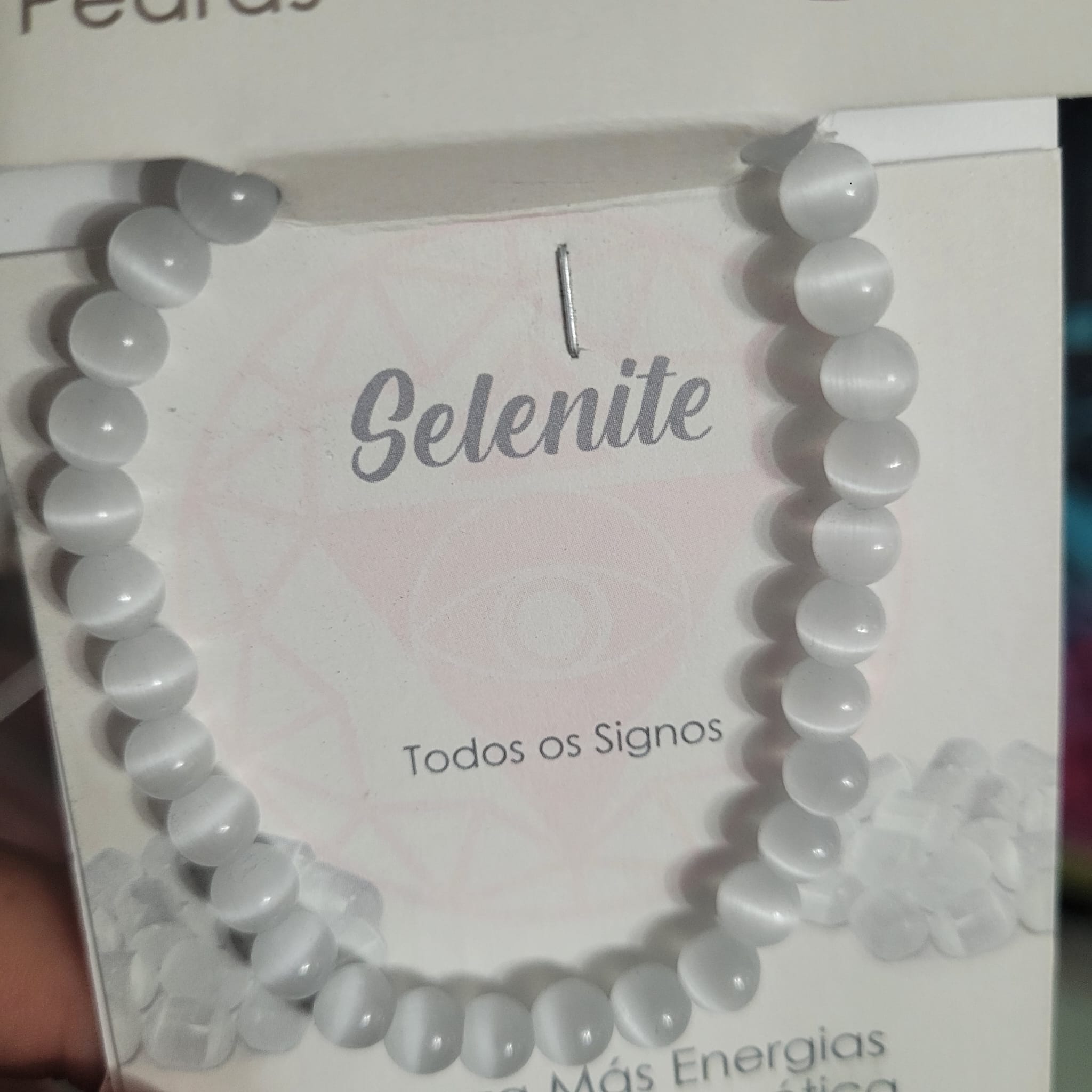 bratara selenit Brățară din Selenit – mărgele de 6 mm - imagine 1