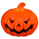 Dovleac decorativ Halloween cu LED – lumină portocalie magică