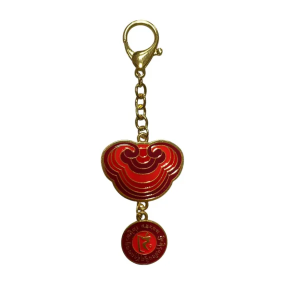 amuleta ciuperca nemuririi Breloc Amuletă Feng Shui 2026 cu Ciuperca Nemuririi — pentru vitalitate, energie și spirit puternic - imagine 1