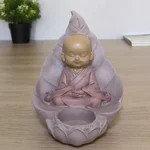 Statuetă Baby Buddha în poziție de meditație – cu spațiu pentru decor