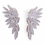 Cercei din sticlă vintage perlată – Aripi de Înger Nymph