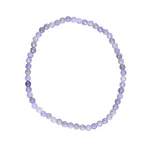 Brățară Tanzanit 3 mm fațetată – pe elastic