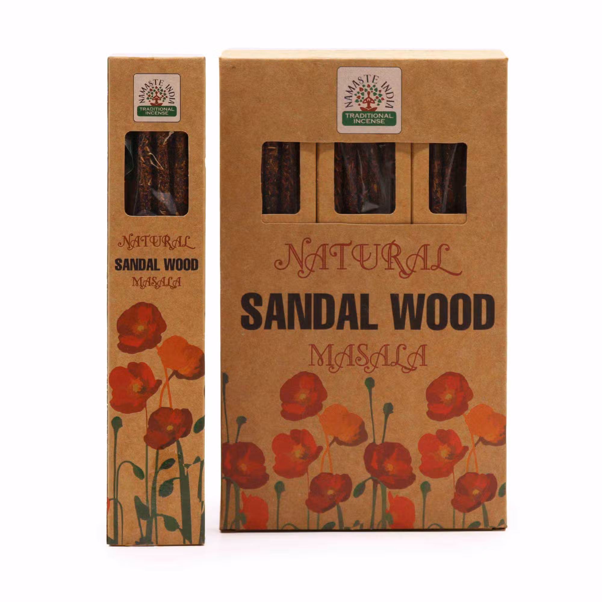 tamaie naturala sandalwood Bețișoare Tămâie Naturală Botanică Masala – Lemn de Santal (25 g) - imagine 1