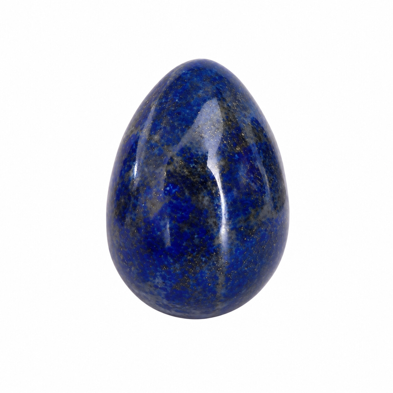 ou lapis lazuli Ou din Lapis Lazuli natural – piatră decorativă, 4 cm - imagine 1