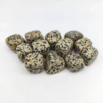Jasp Dalmațian rulat natural – piatră semiprețioasă, 2-3 cm