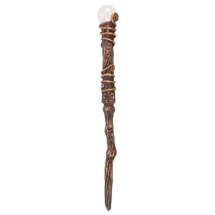 bagheta aura cuart Baghetă Magică Aura Cuarț – pentru Curățare Energetică, 25 cm - imagine 1