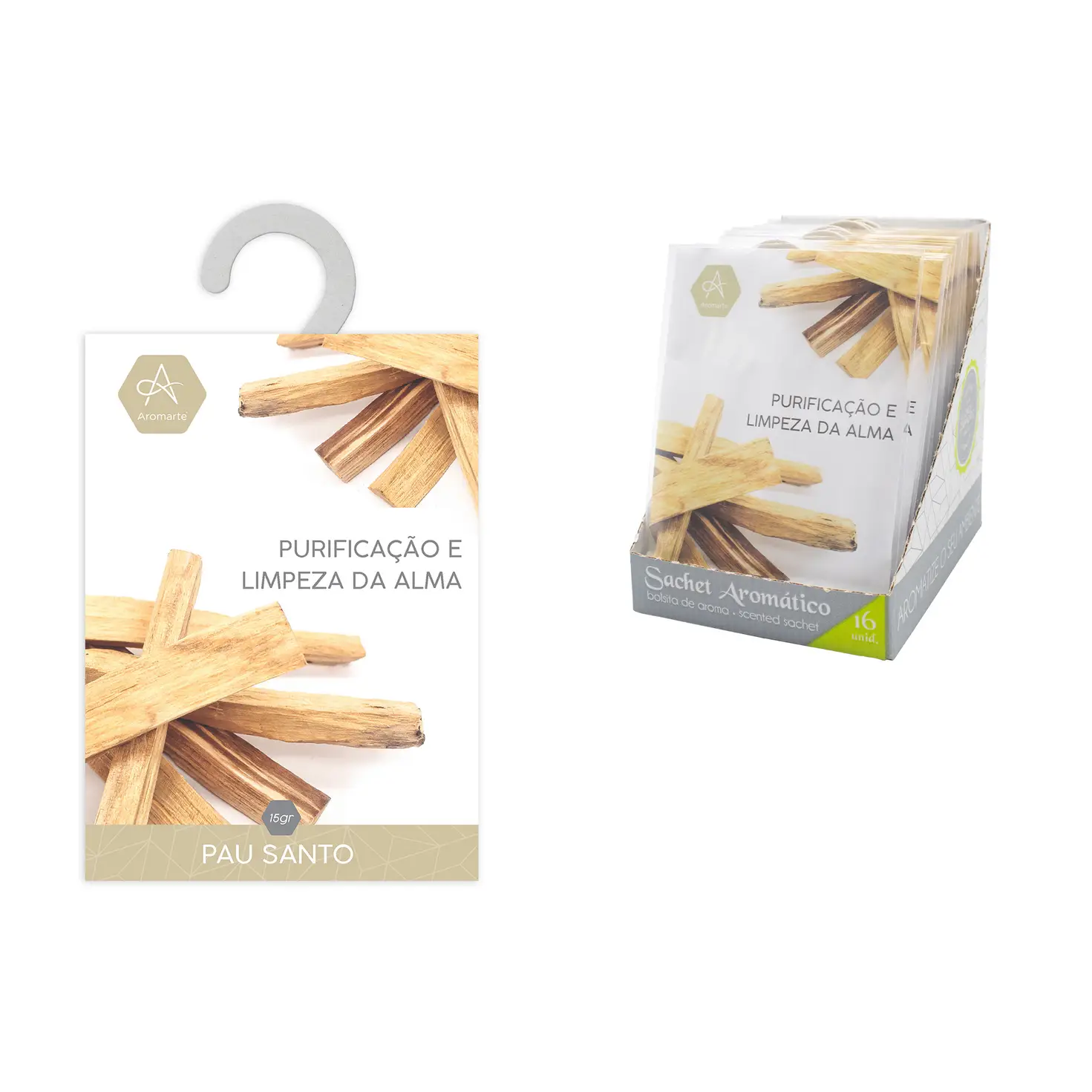 saculet palo santo Săculeț Parfumat Aromarte – Palo Santo, 15 g - imagine 1