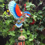 Clopoței de Vânt cu Suncatcher – Pescăruș Albastru, 68 cm - imagine 2