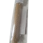 Lumânare ritualizată din ceară naturală de albine – Selenit, 20 × 2 cm - imagine 2